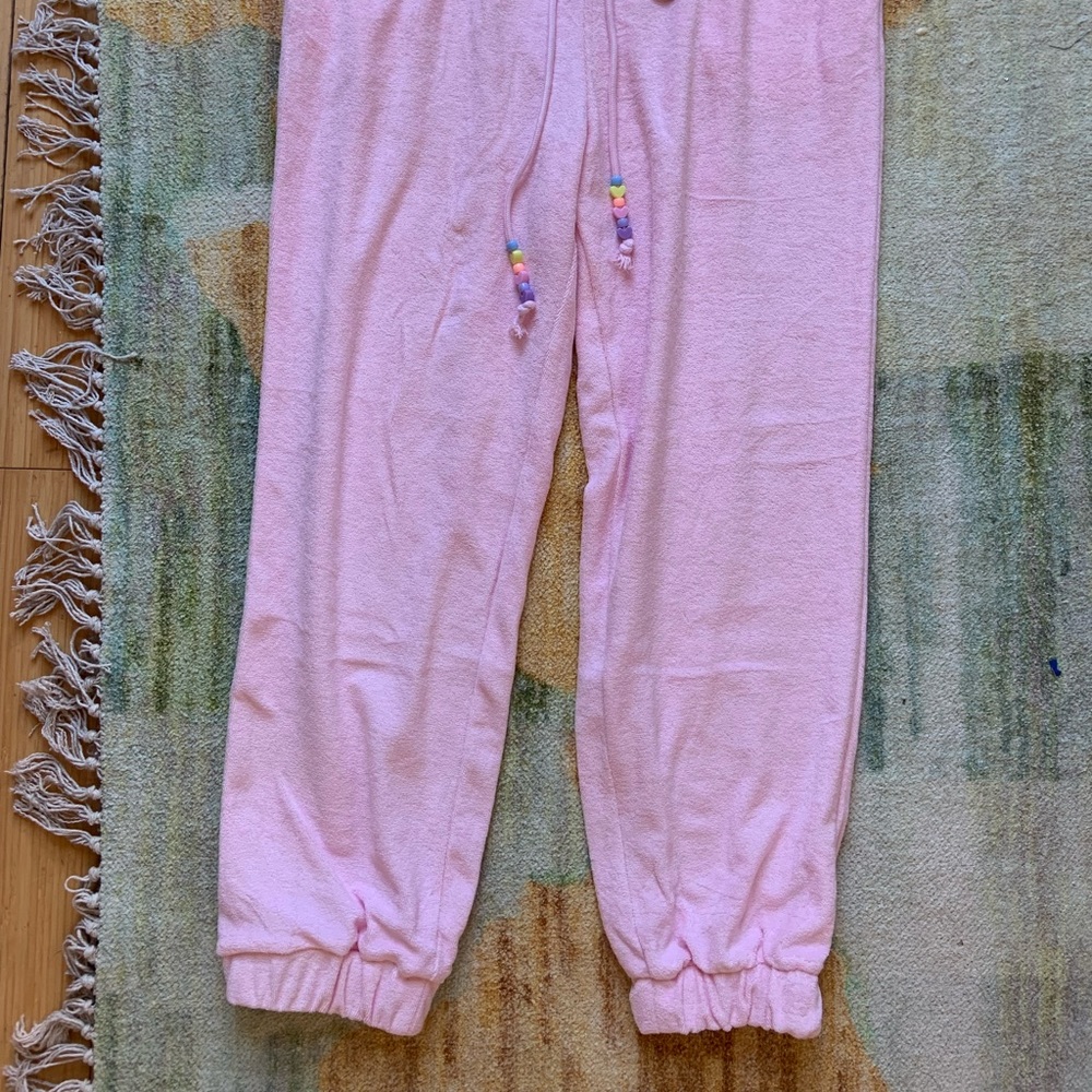 NWT stoney clover lane x target jogger sweatpants in pink - Picture 4 of 4